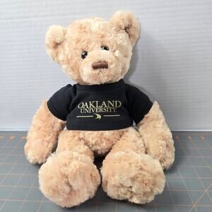 Grizz Oakland University Golden Grizzlies Fan Teddy Bear Plush with Shirt